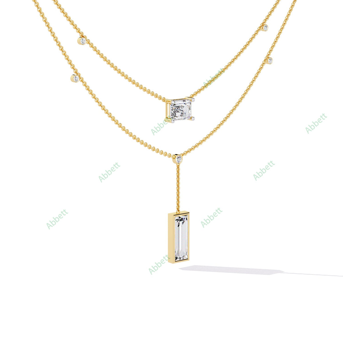 Drop Layered Necklace NELA1294