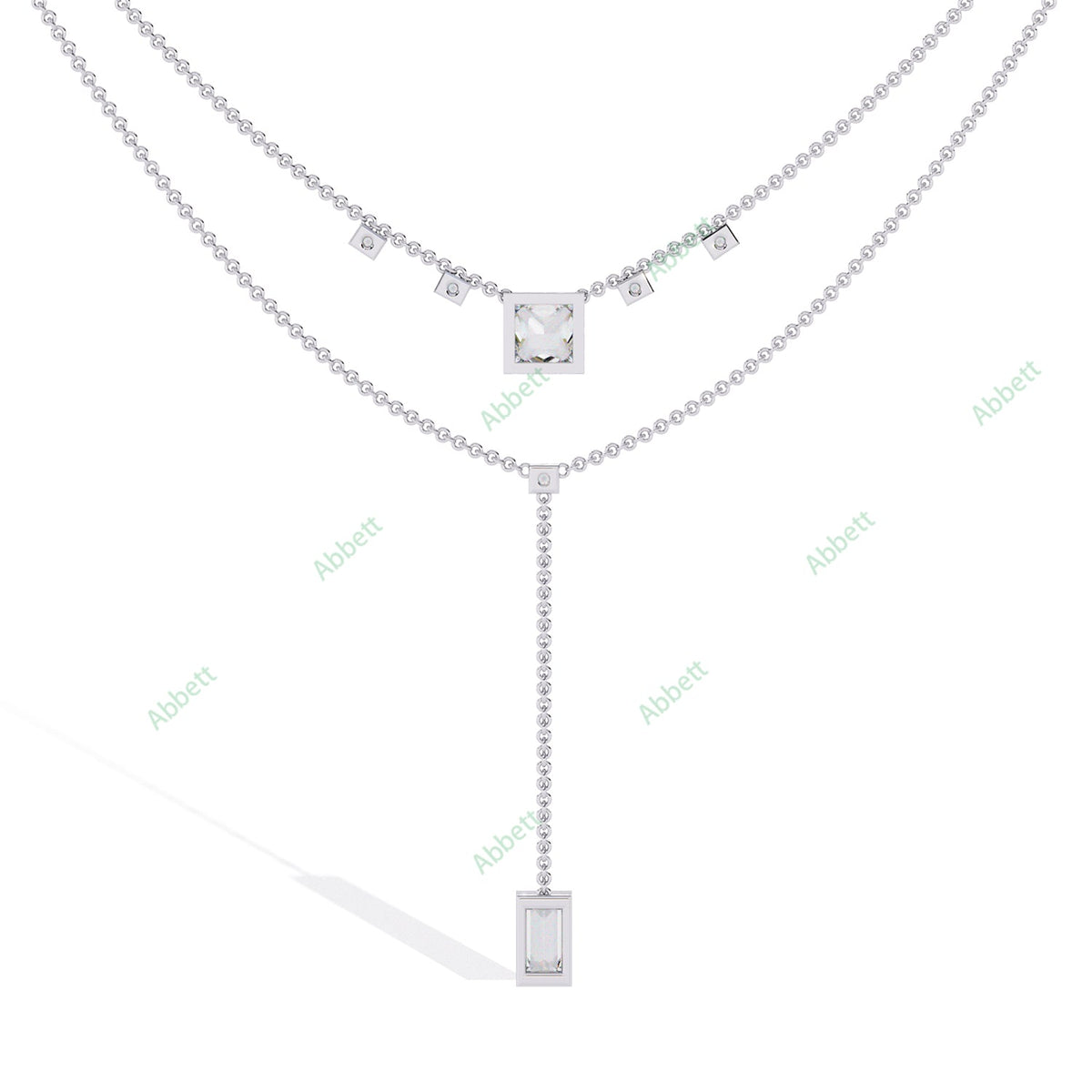 Drop Layered Necklace NELA1295