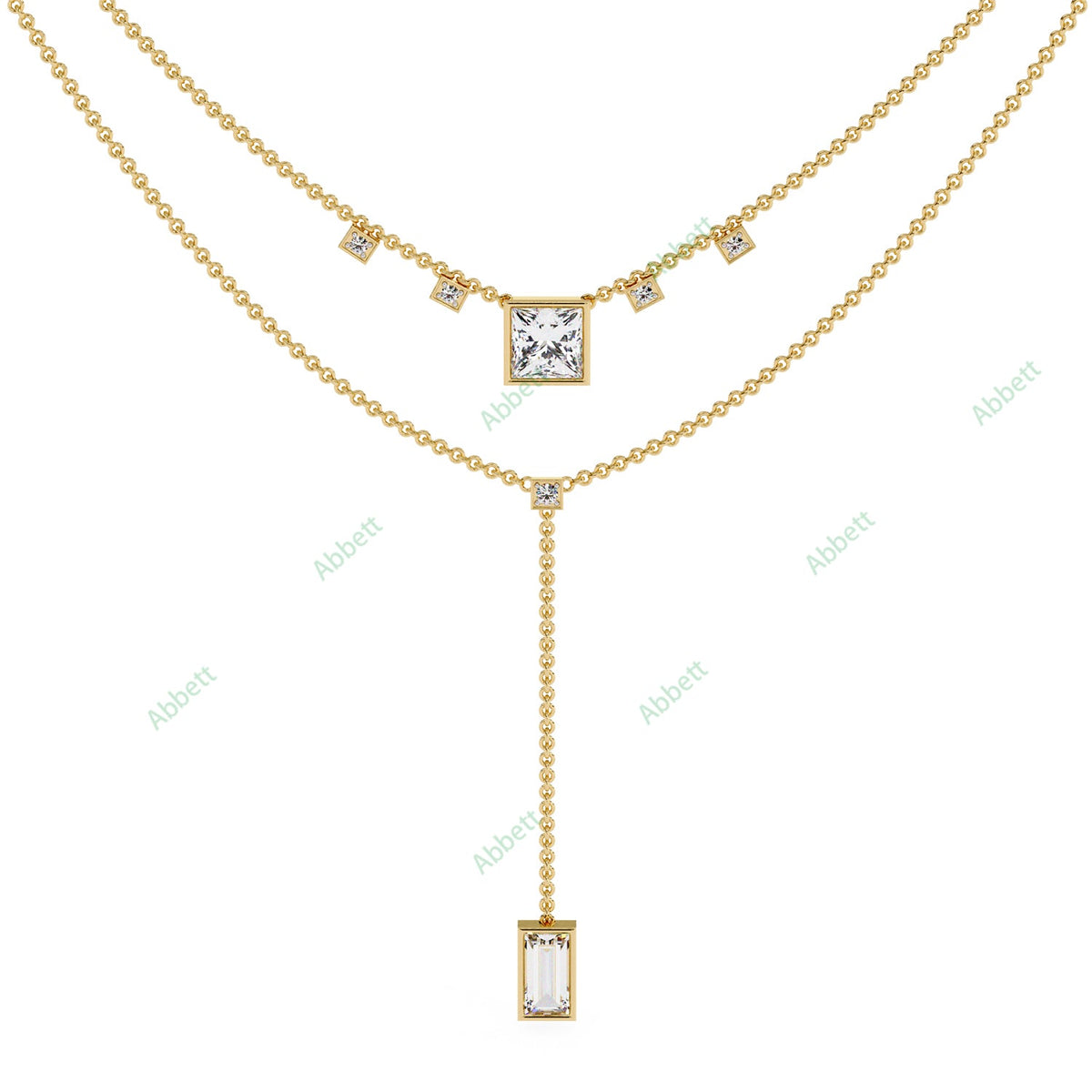 Drop Layered Necklace NELA1295