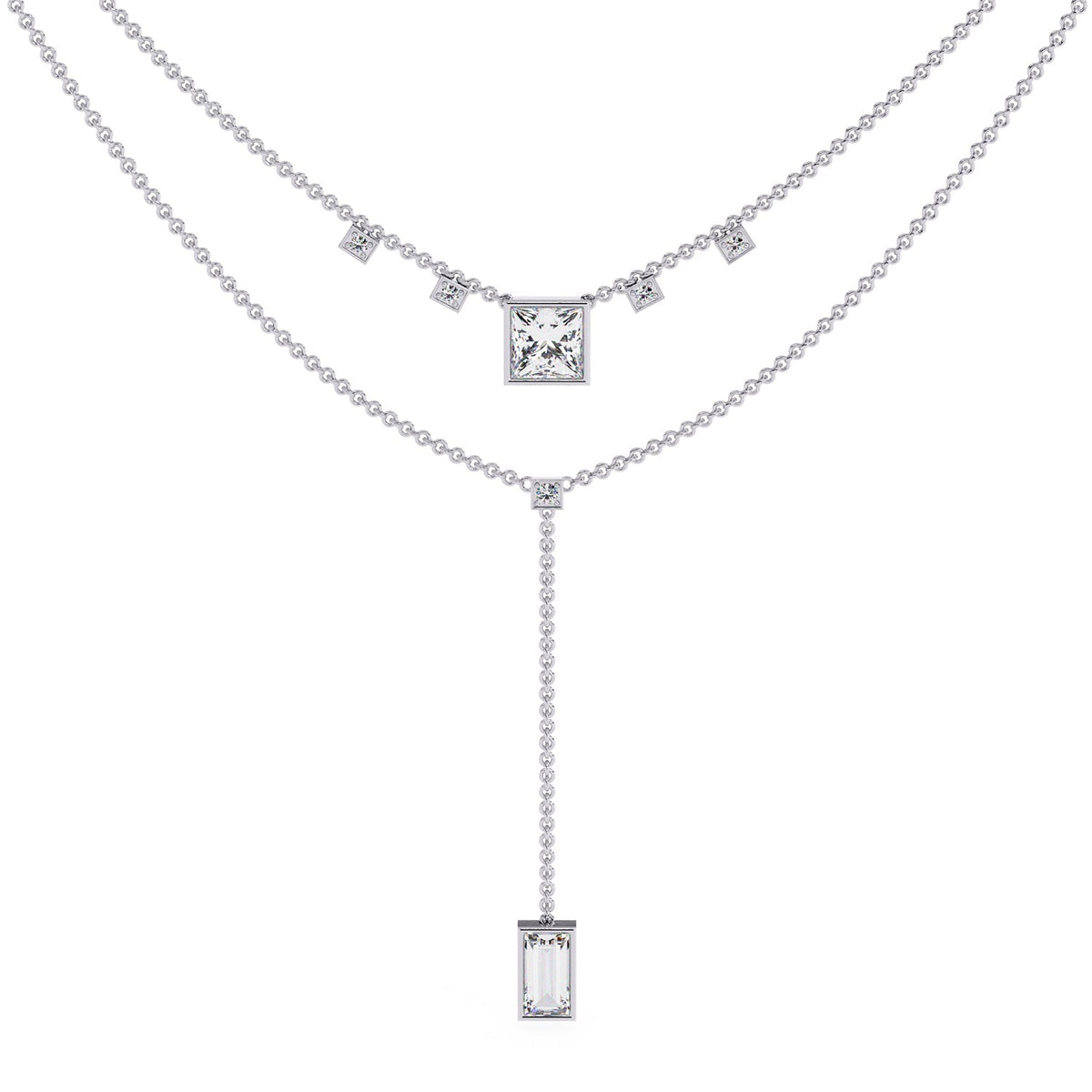 Drop Layered Necklace NELA1295