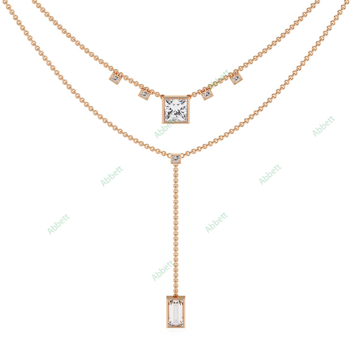 Drop Layered Necklace NELA1295