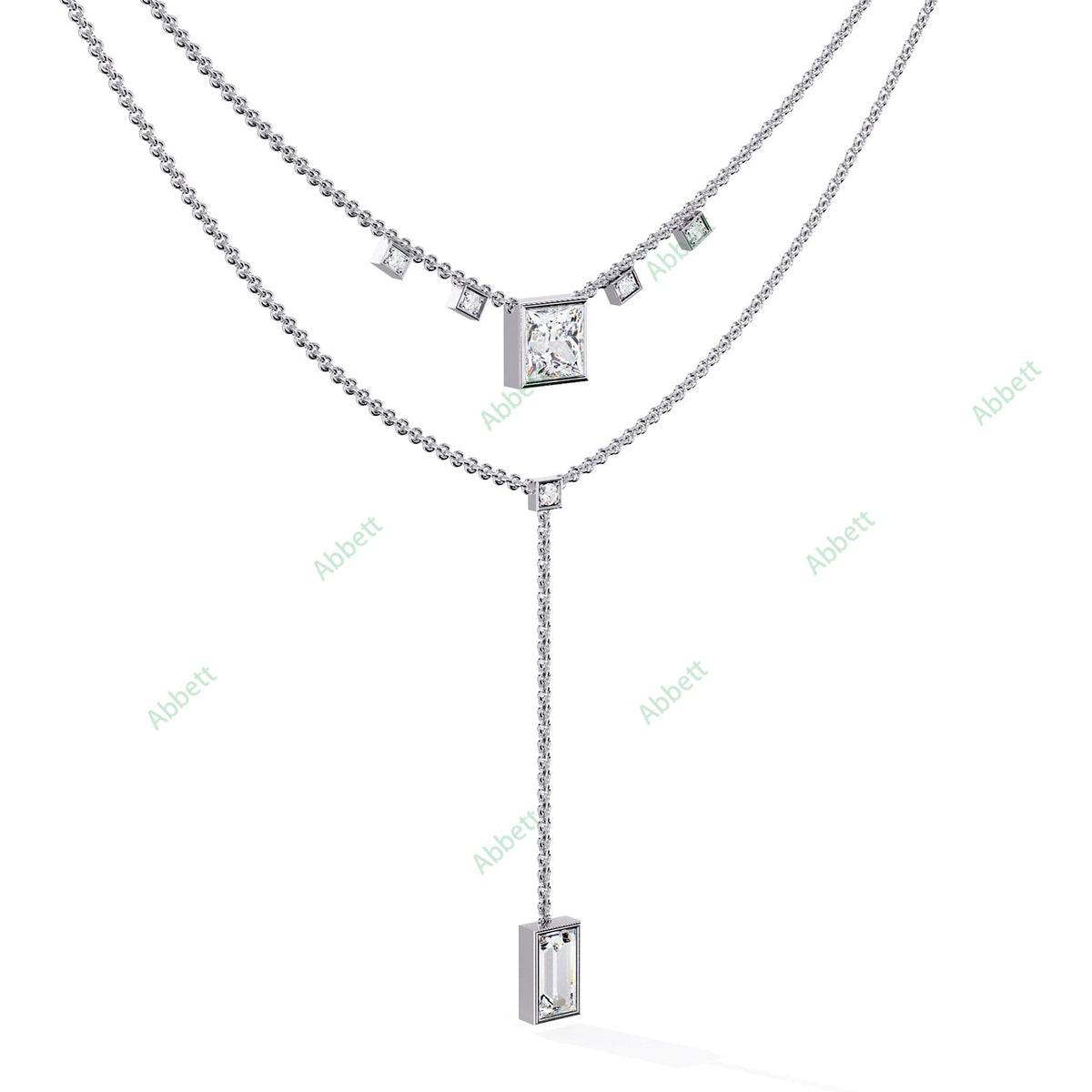 Drop Layered Necklace NELA1295