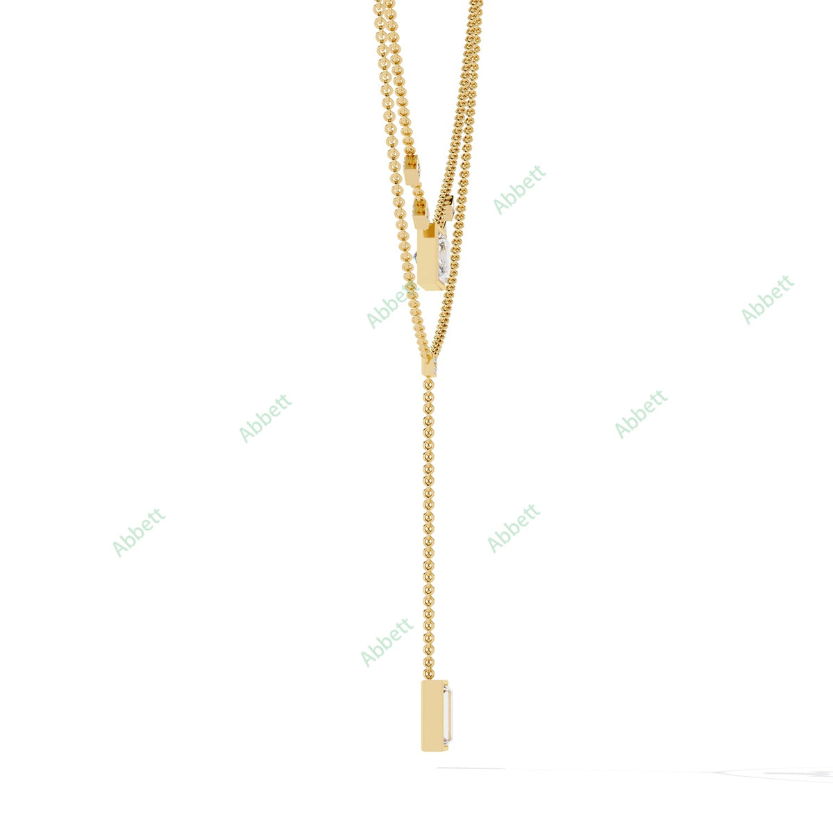 Drop Layered Necklace NELA1295