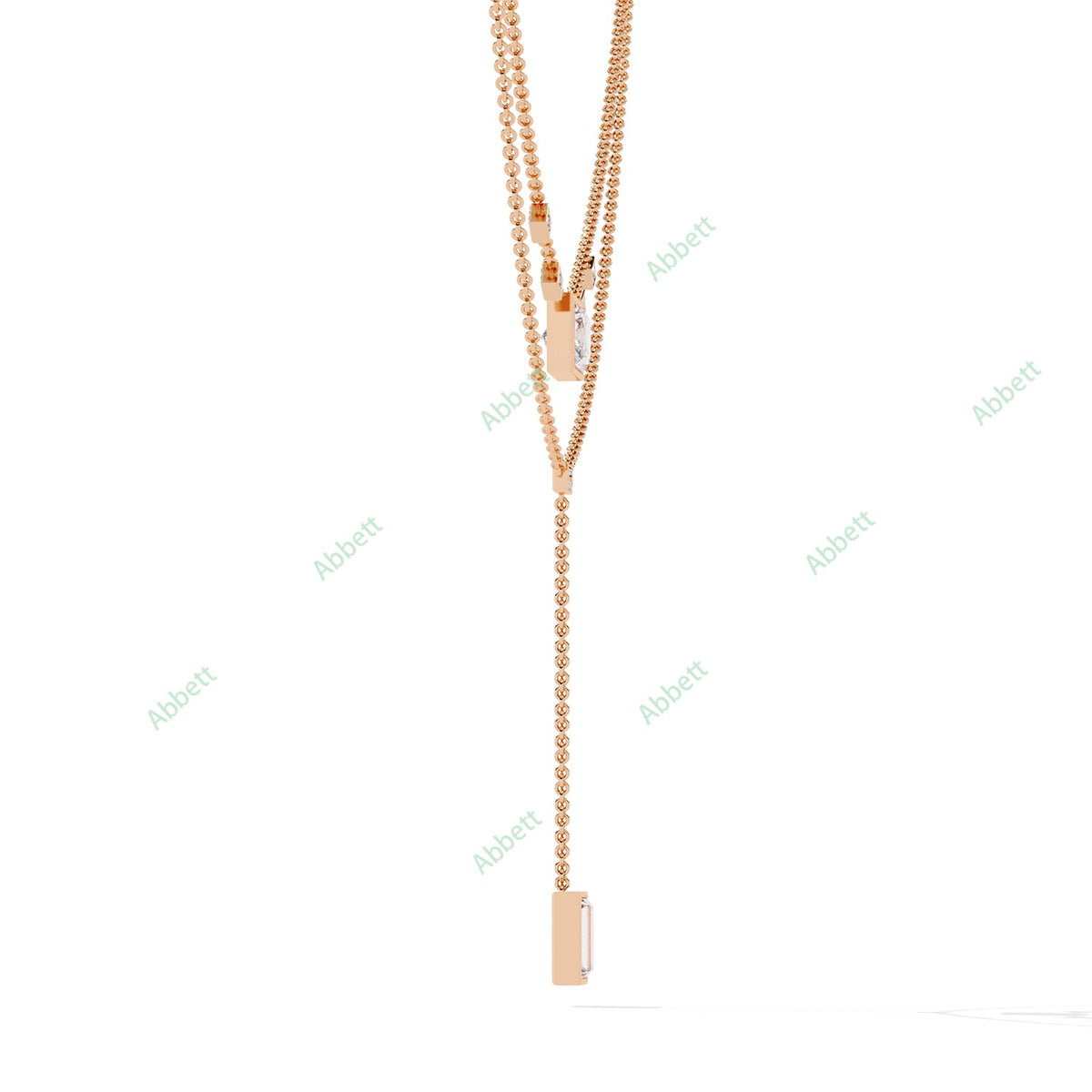 Drop Layered Necklace NELA1295