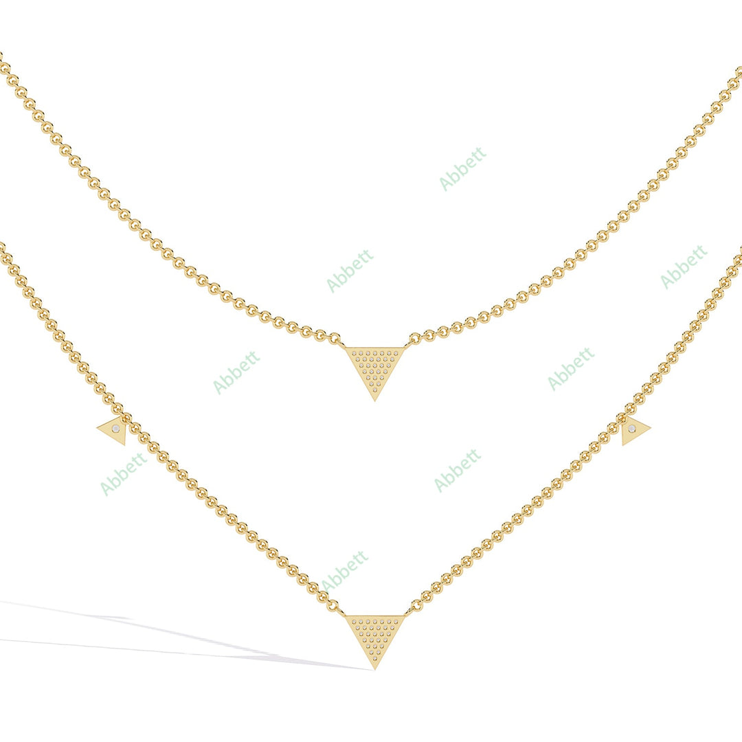 Round Layered Necklace NELA1304