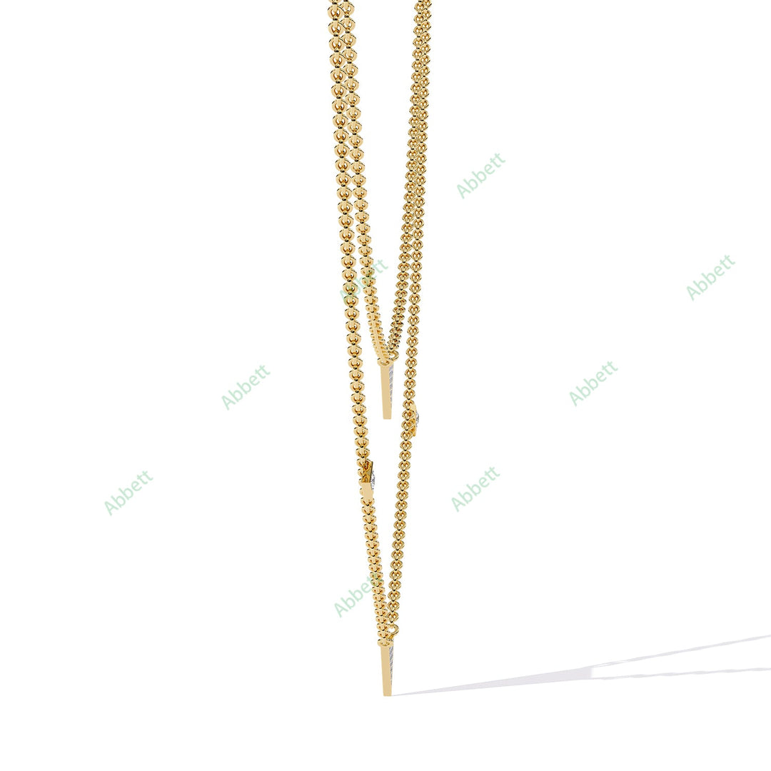 Round Layered Necklace NELA1304