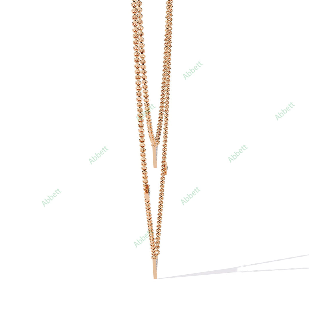 Round Layered Necklace NELA1304