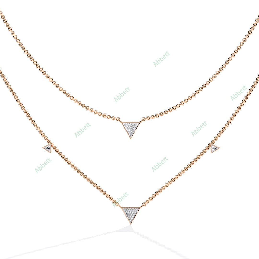 Round Layered Necklace NELA1304
