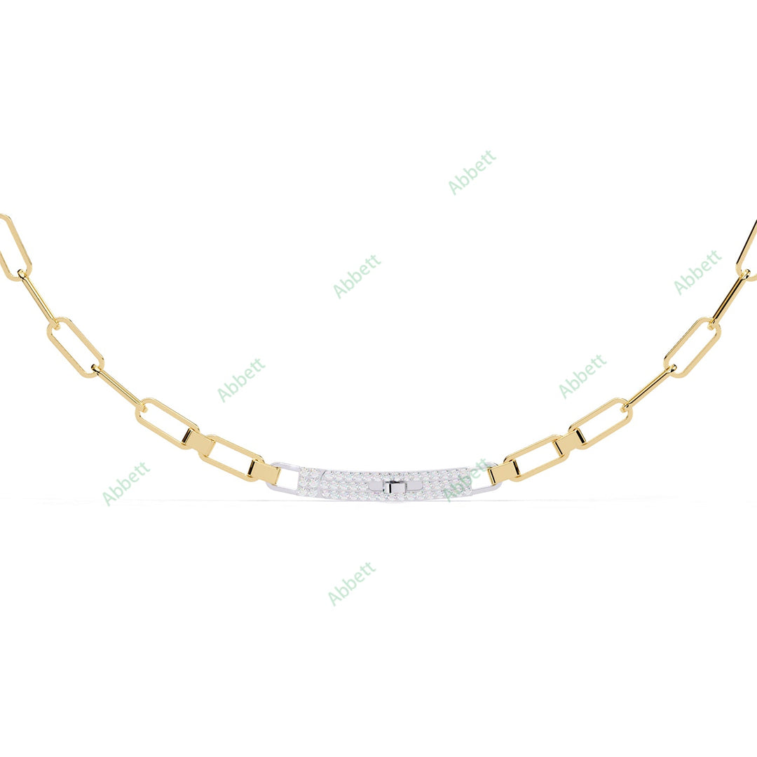 Round Lock Necklace NELO1285