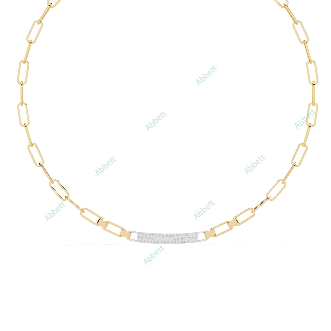 Round Lock Necklace NELO1285