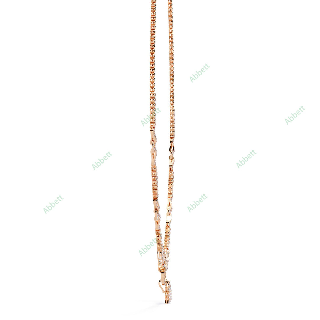 Round Station Necklace NEPR1303
