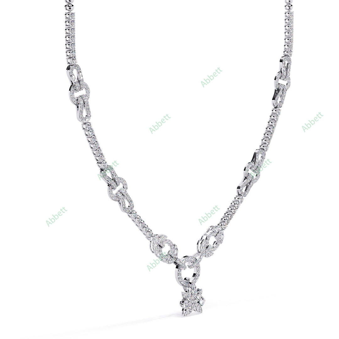 Round Station Necklace NEPR1303