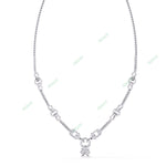 Load image into Gallery viewer, Round Station Necklace NEPR1303
