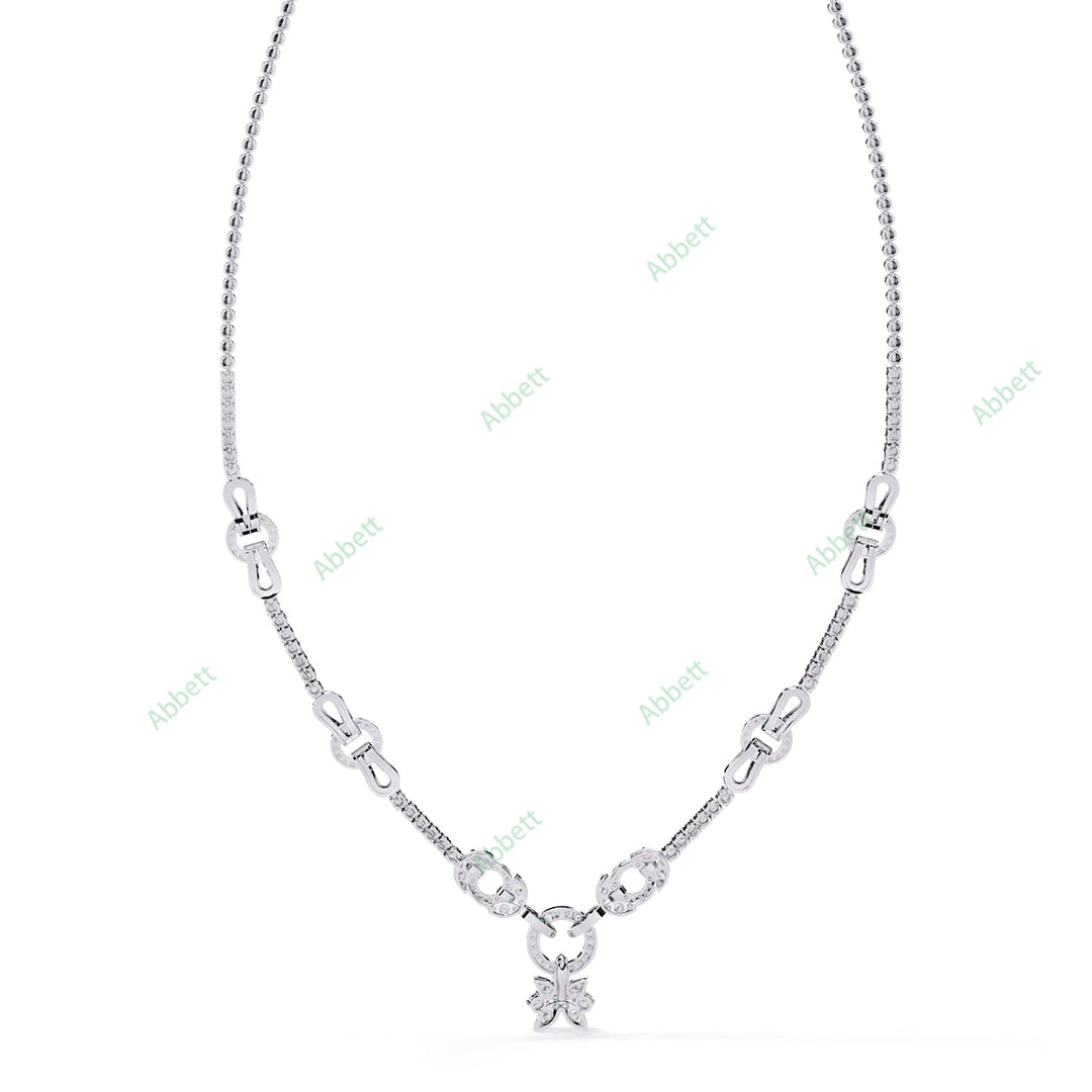 Round Station Necklace NEPR1303