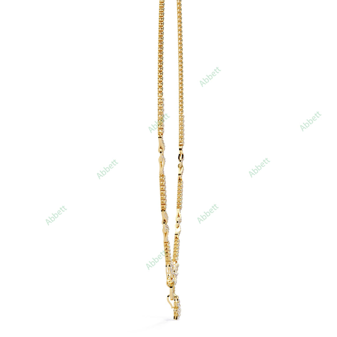 Round Station Necklace NEPR1303