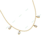 Load image into Gallery viewer, Oval Station Necklace NEST1281
