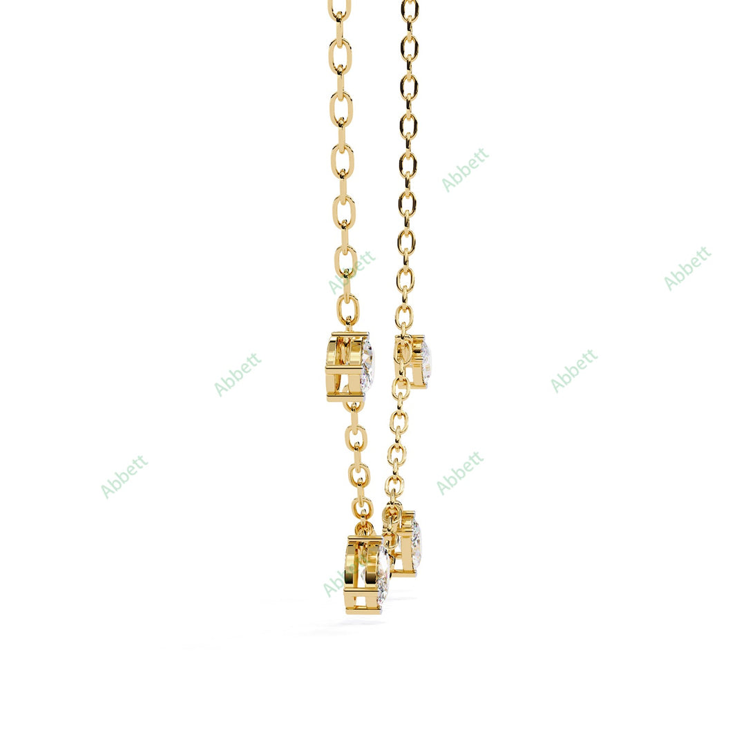 Oval Station Necklace NEST1281