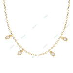 Load image into Gallery viewer, Oval Station Necklace NEST1281
