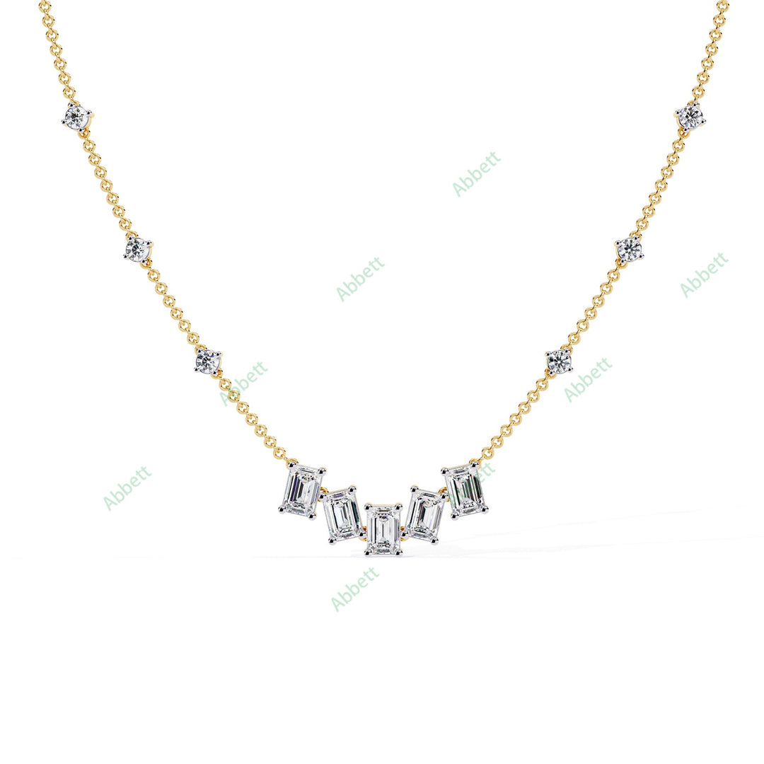 Emerald Stardust Necklace NEST1283