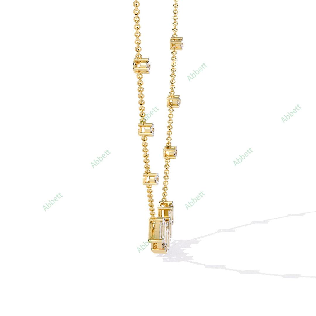 Emerald Stardust Necklace NEST1283