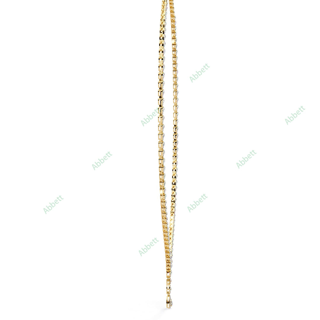 Pear Tennis Necklace NETE1305