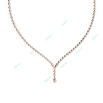 Load image into Gallery viewer, Pear Tennis Necklace NETE1305
