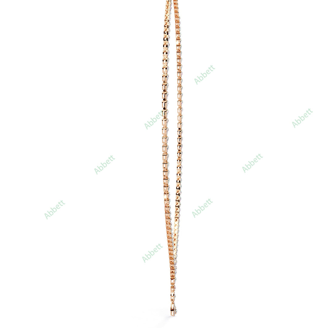 Pear Tennis Necklace NETE1305