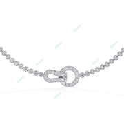 Round Tennis Necklace NETE1306