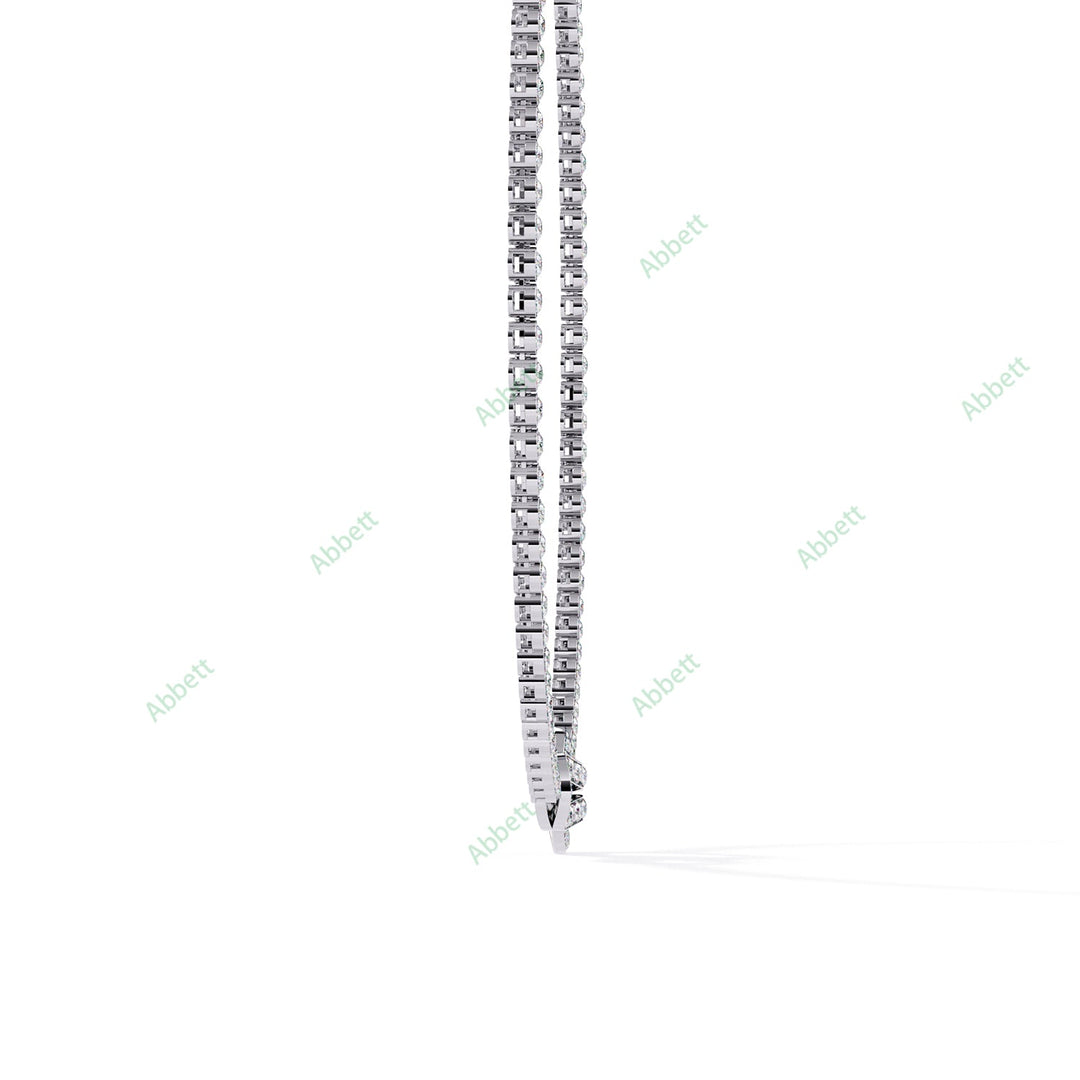 Round Tennis Necklace NETE1306