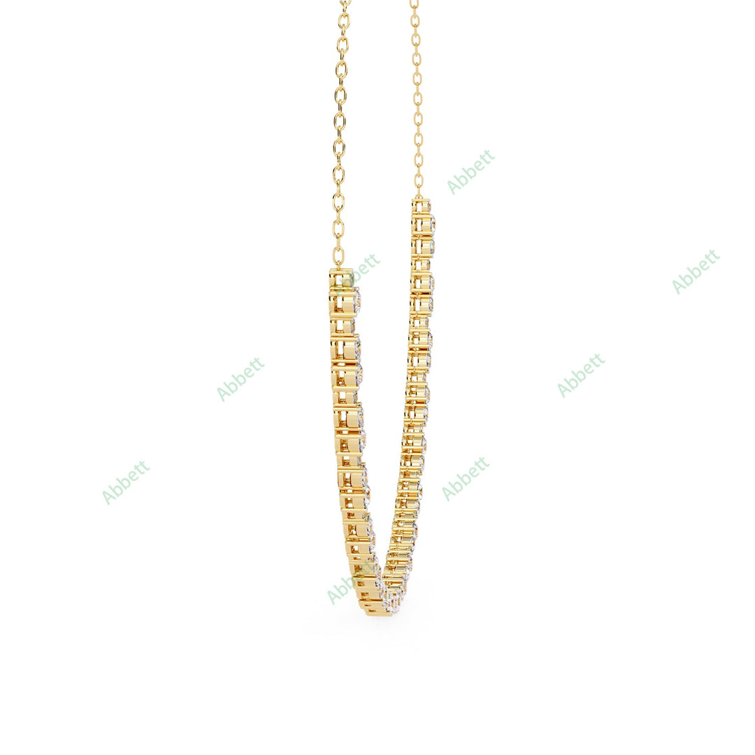 Multi  Tennis Necklace NETE1307