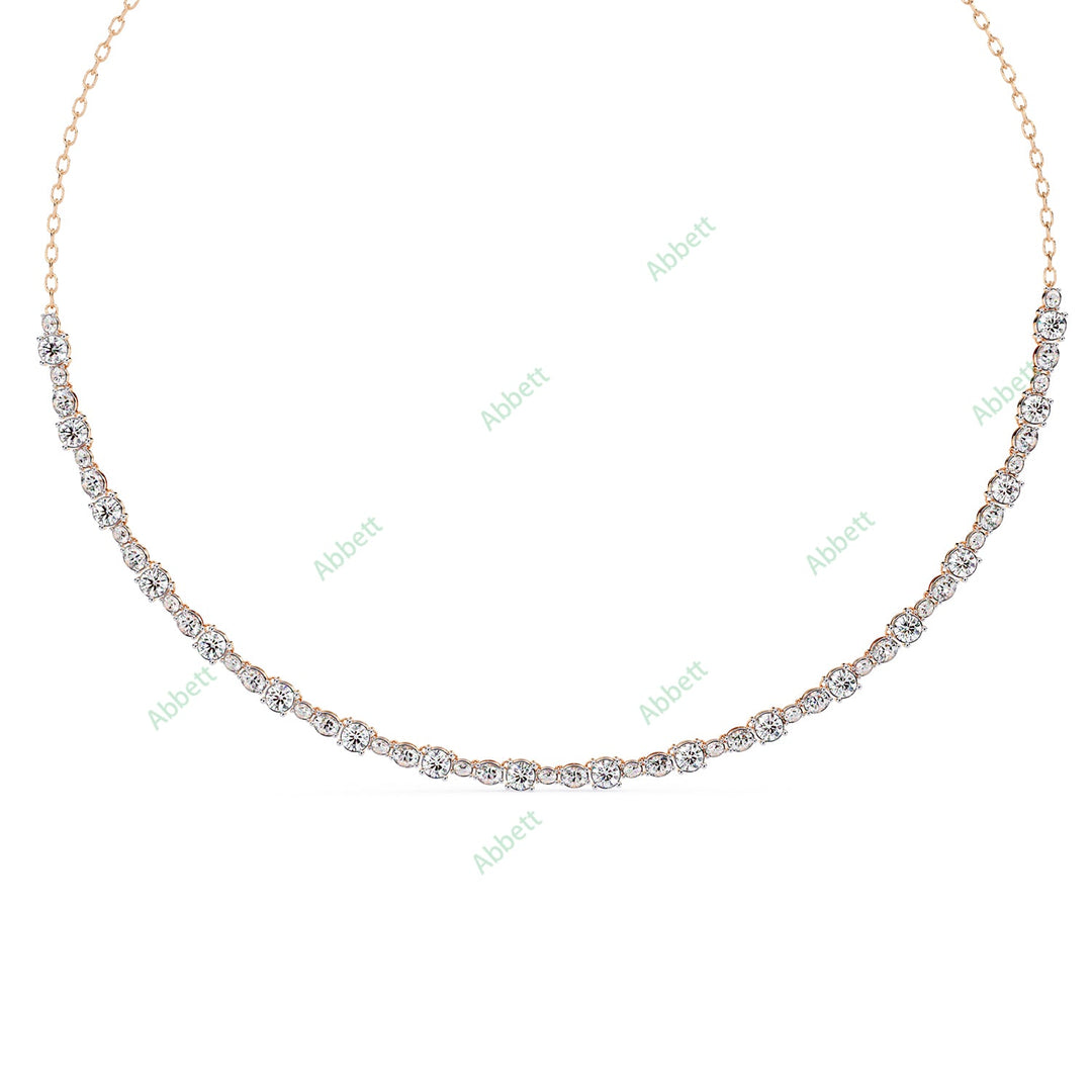 Multi  Tennis Necklace NETE1307