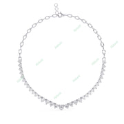 Round Tennis Necklace NETE1308