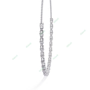 Round Tennis Necklace NETE1309