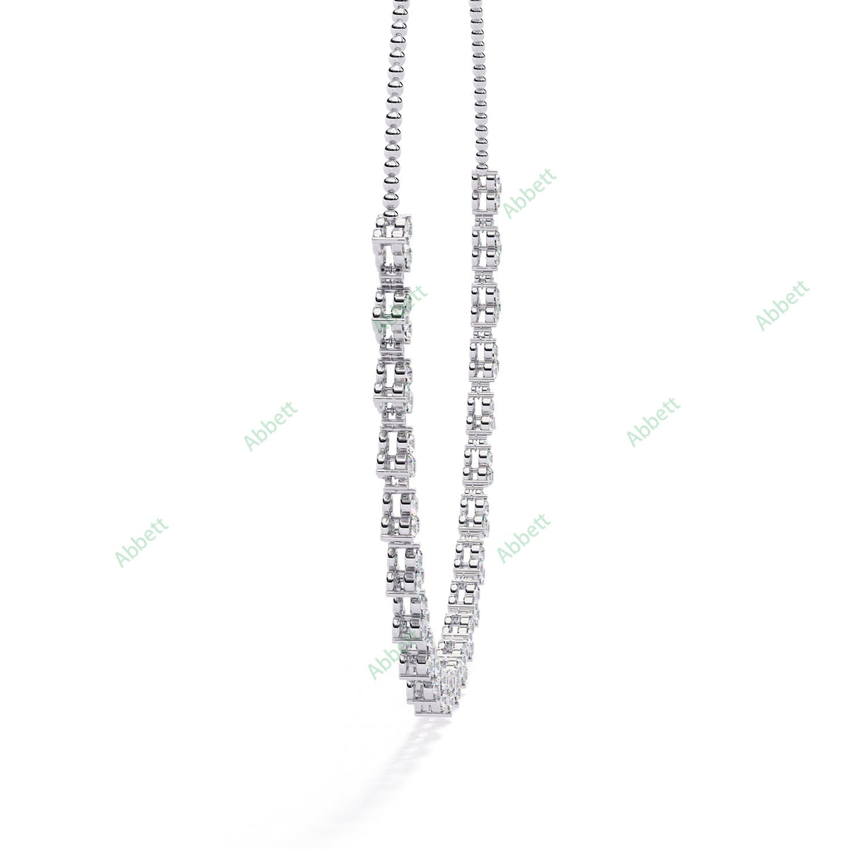 Graduated Tennis Necklace NETE1309