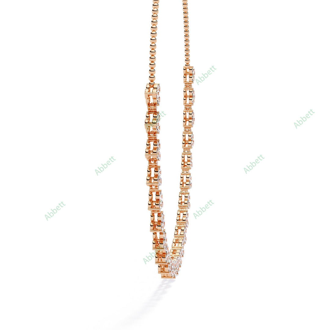 Graduated Tennis Necklace NETE1309