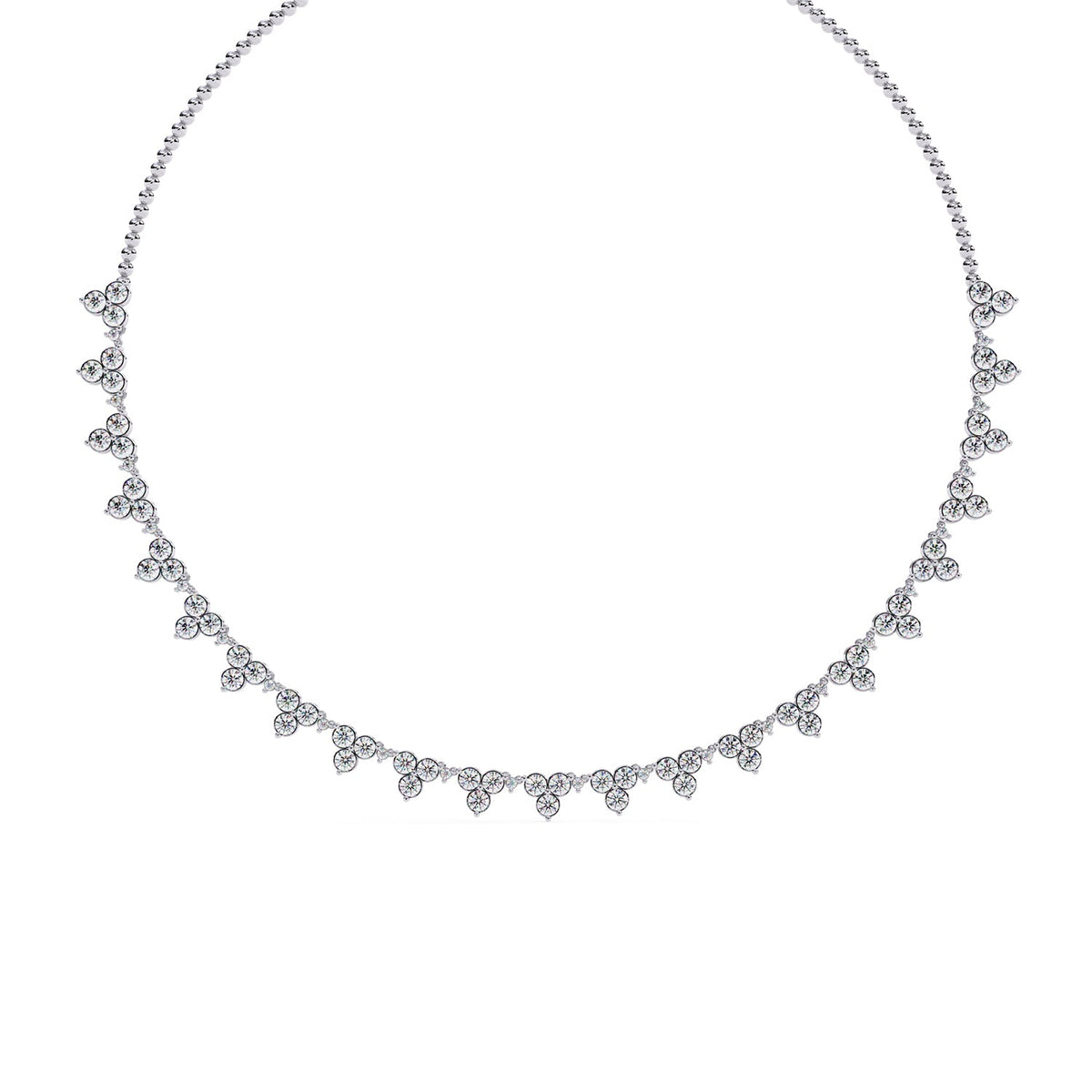 Graduated Tennis Necklace NETE1309