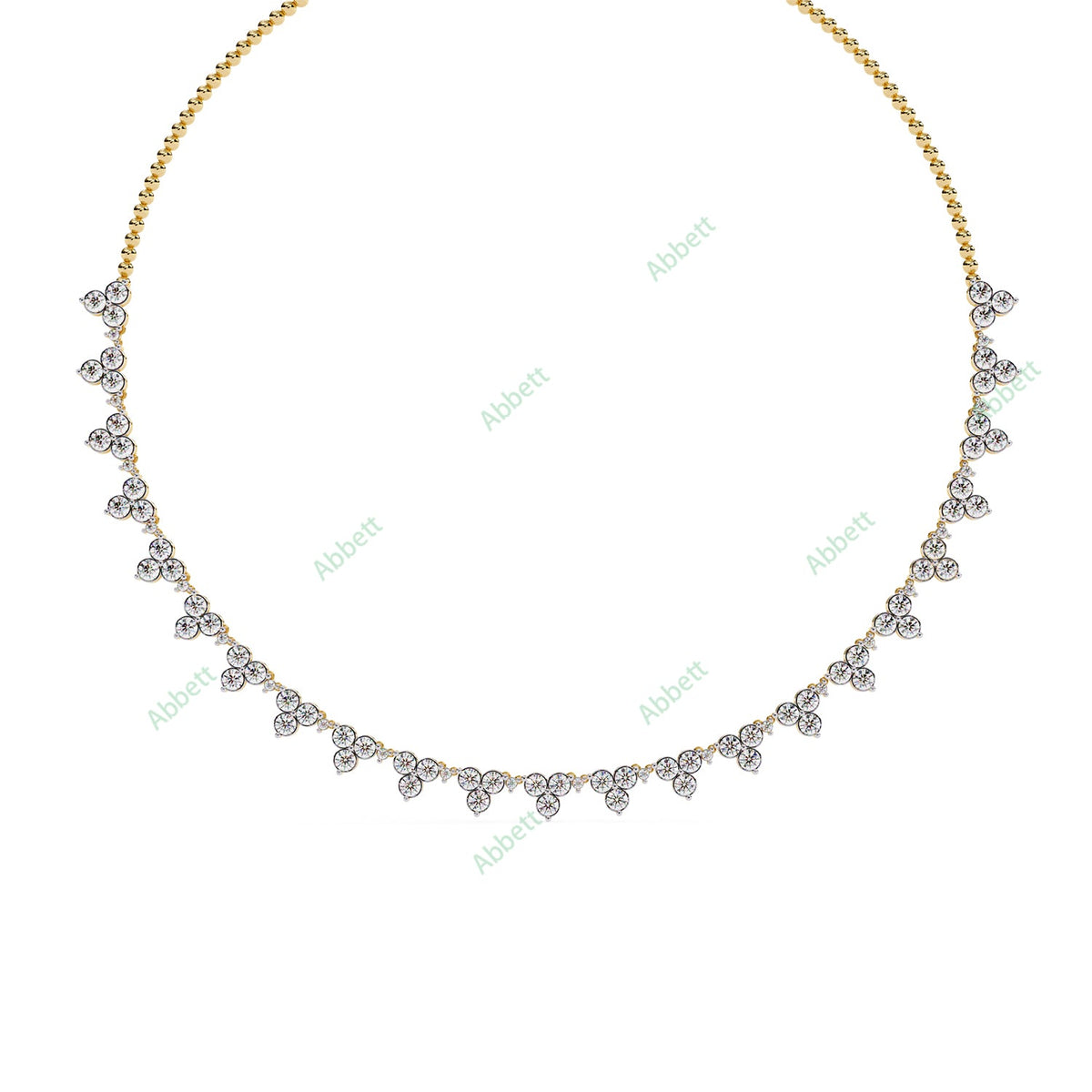 Graduated Tennis Necklace NETE1309