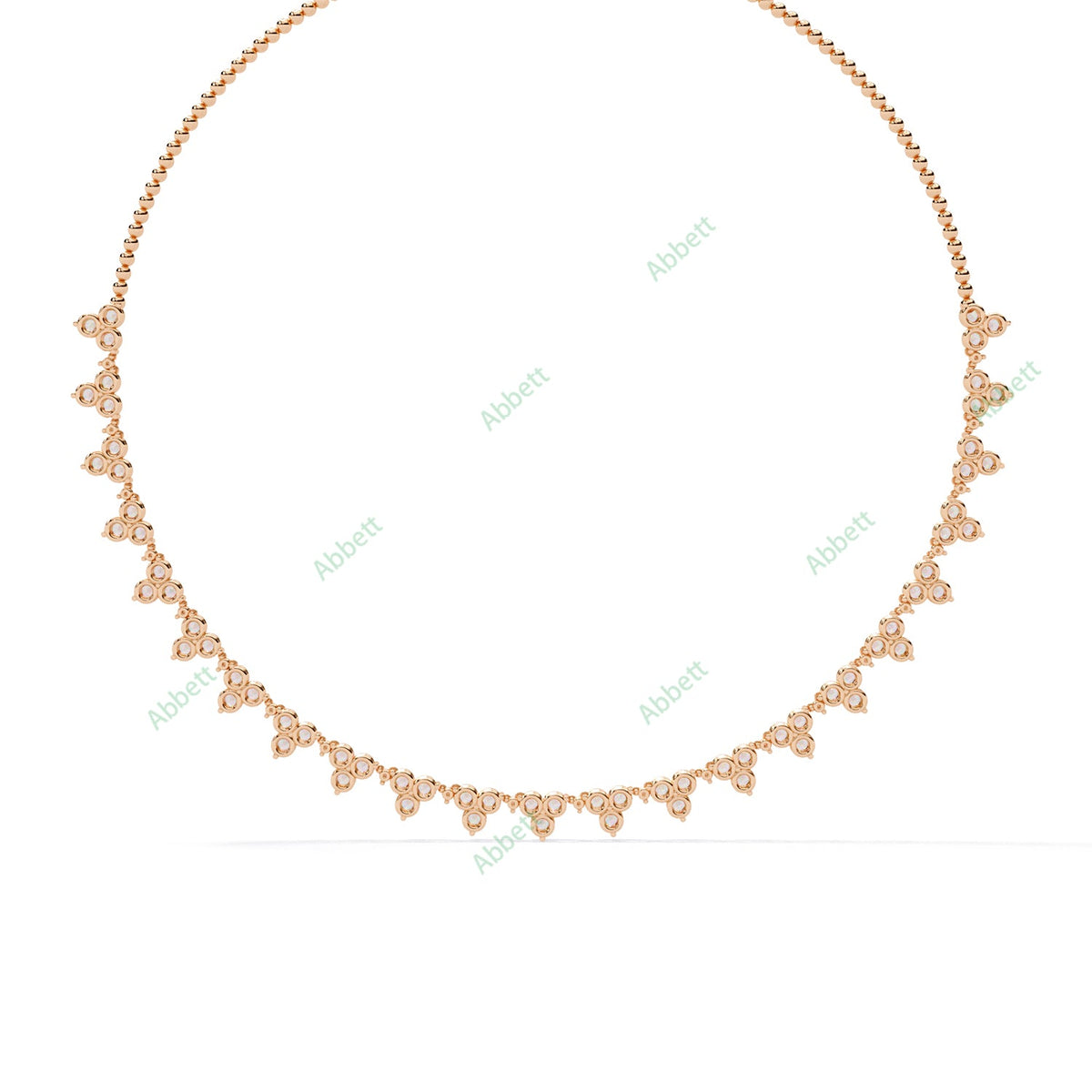 Graduated Tennis Necklace NETE1309