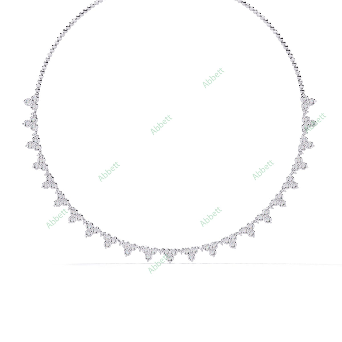 Graduated Tennis Necklace NETE1309