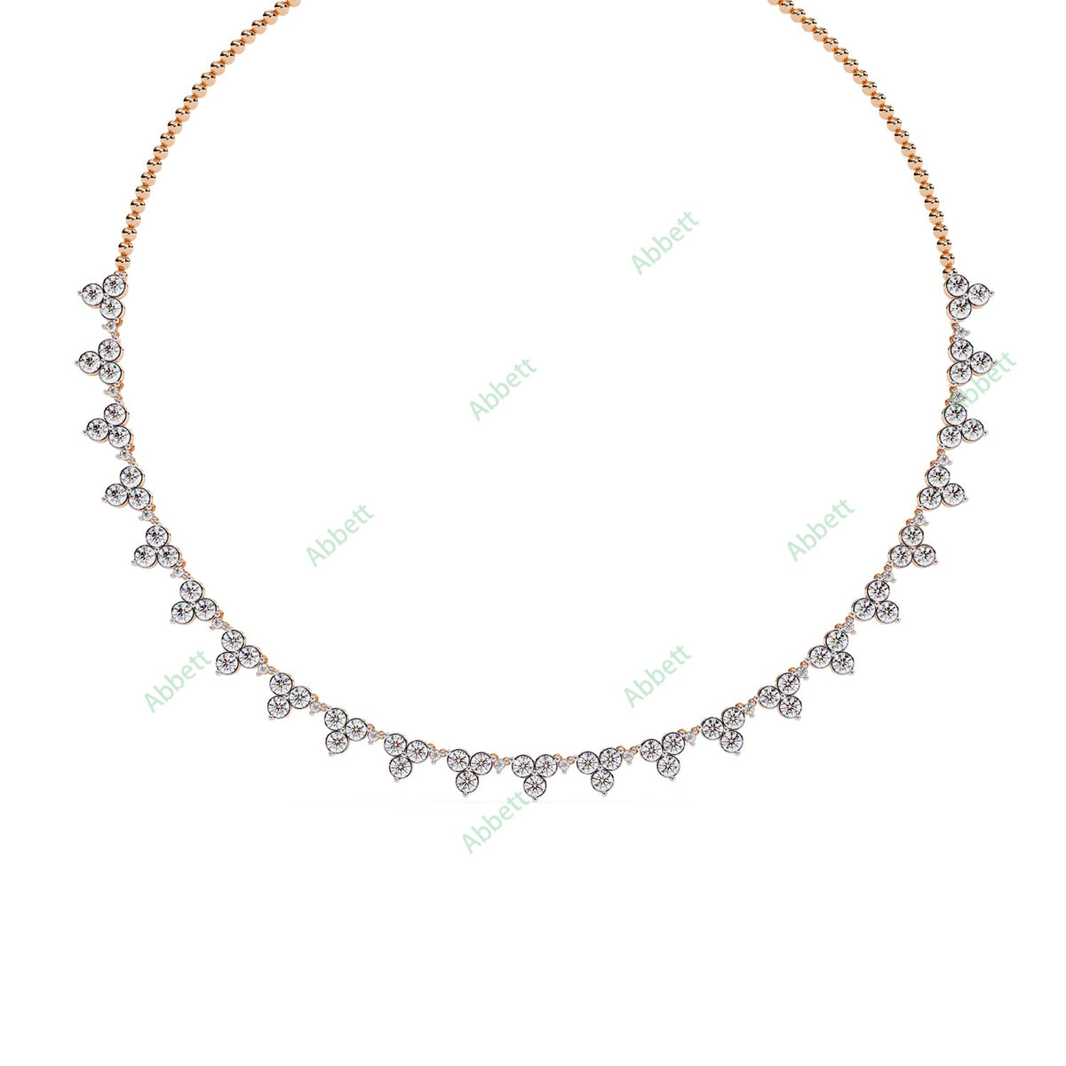 Graduated Tennis Necklace NETE1309