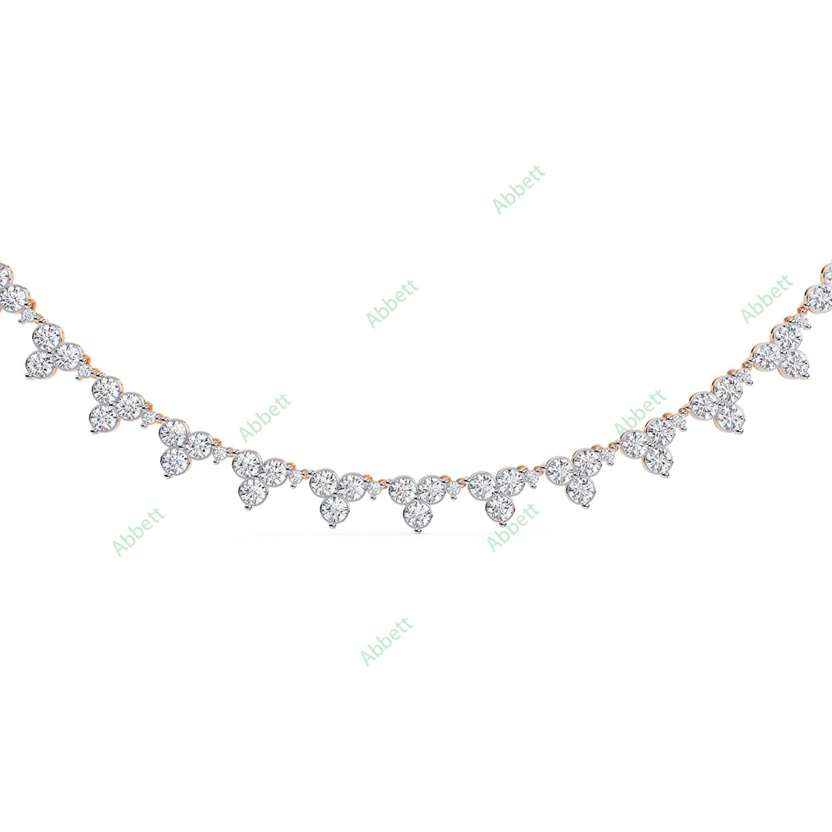 Graduated Tennis Necklace NETE1309
