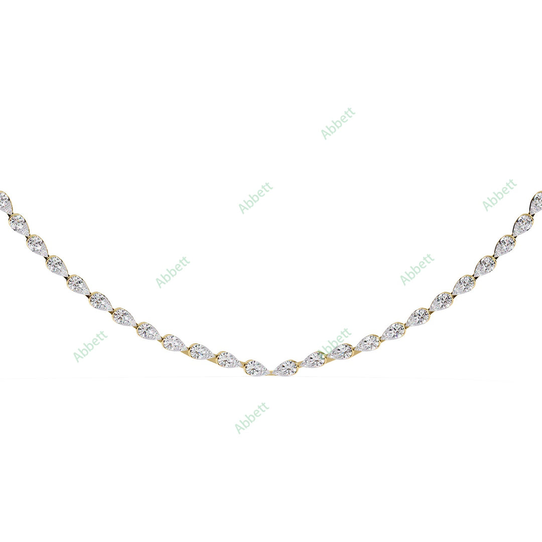 Pear Tennis Necklace NETE1310