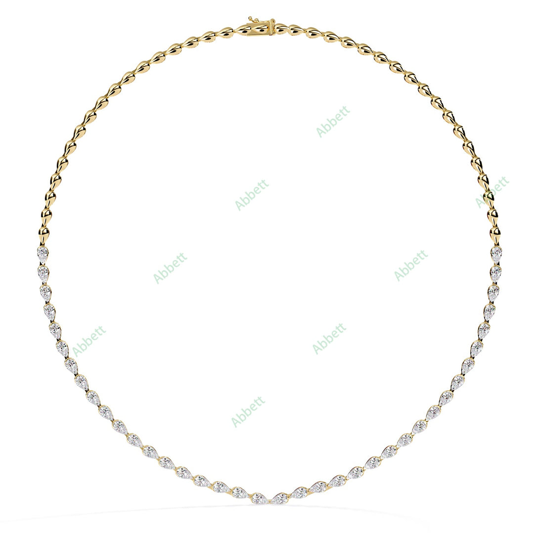 Pear Tennis Necklace NETE1310