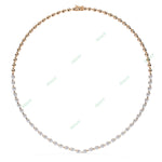 Load image into Gallery viewer, Pear Tennis Necklace NETE1310

