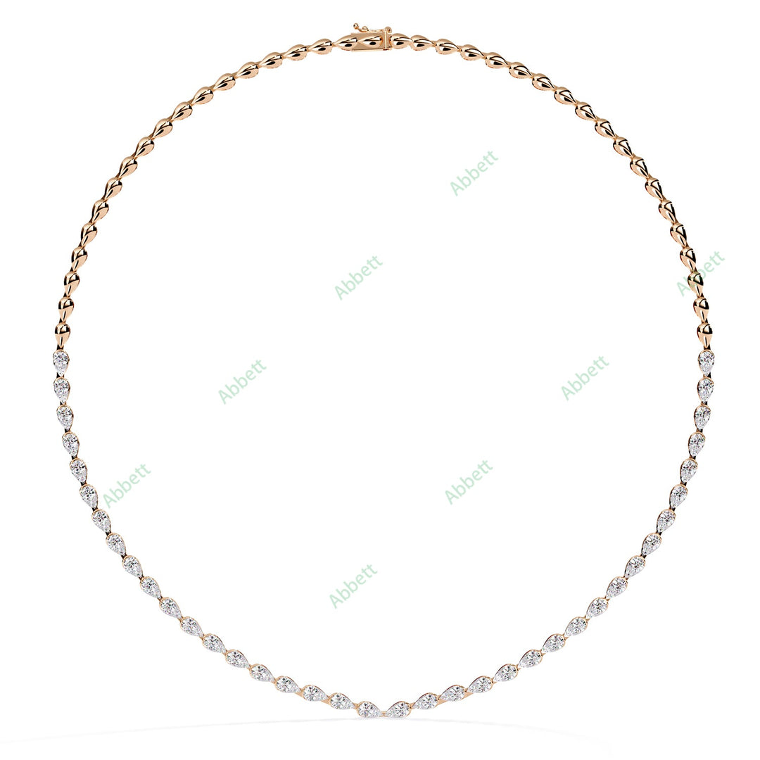 Pear Tennis Necklace NETE1310