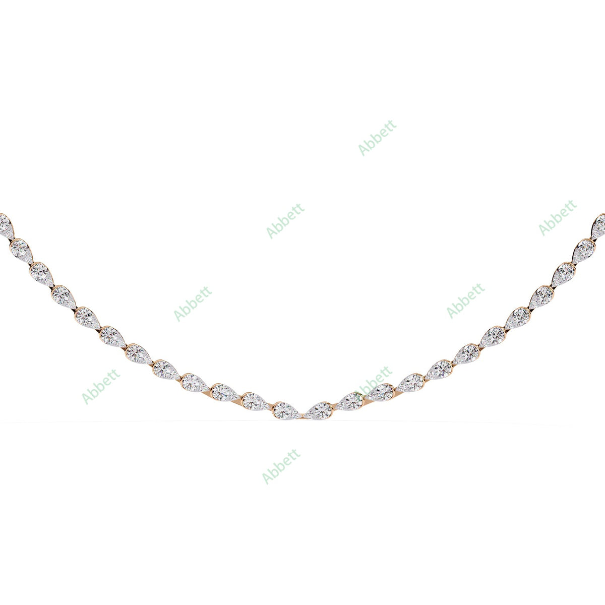 Graduated Tennis Necklace NETE1310