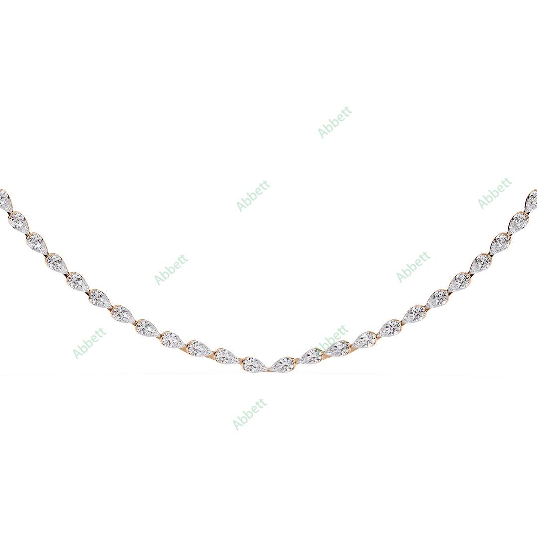 Pear Tennis Necklace NETE1310