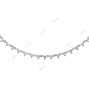 Round Tennis Necklace NETE1313