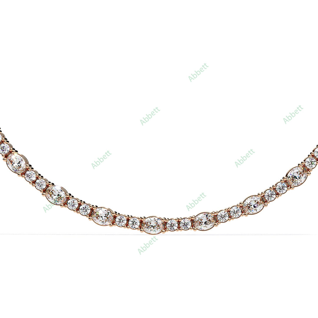 Multi  Tennis Necklace NETE1314