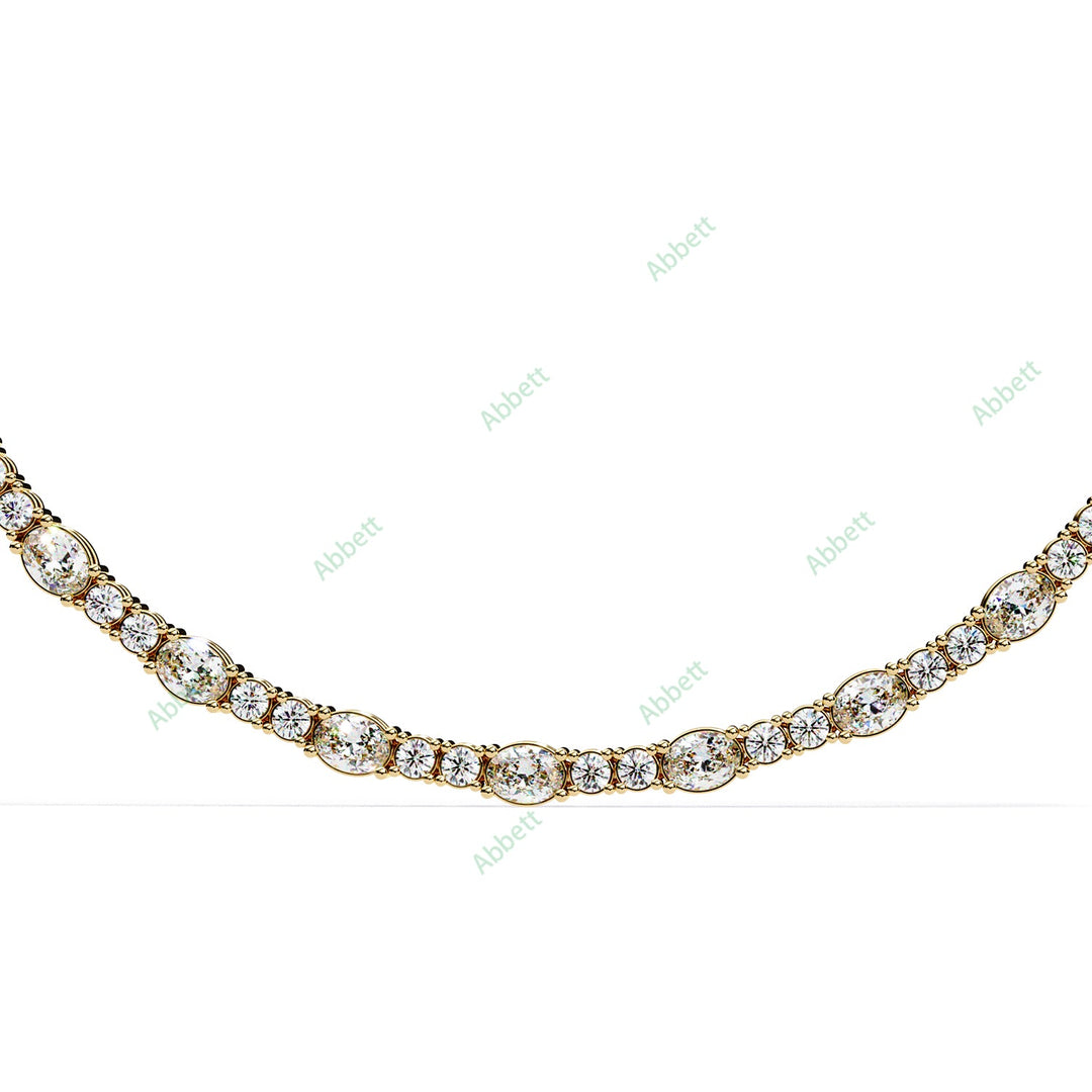 Multi  Tennis Necklace NETE1314